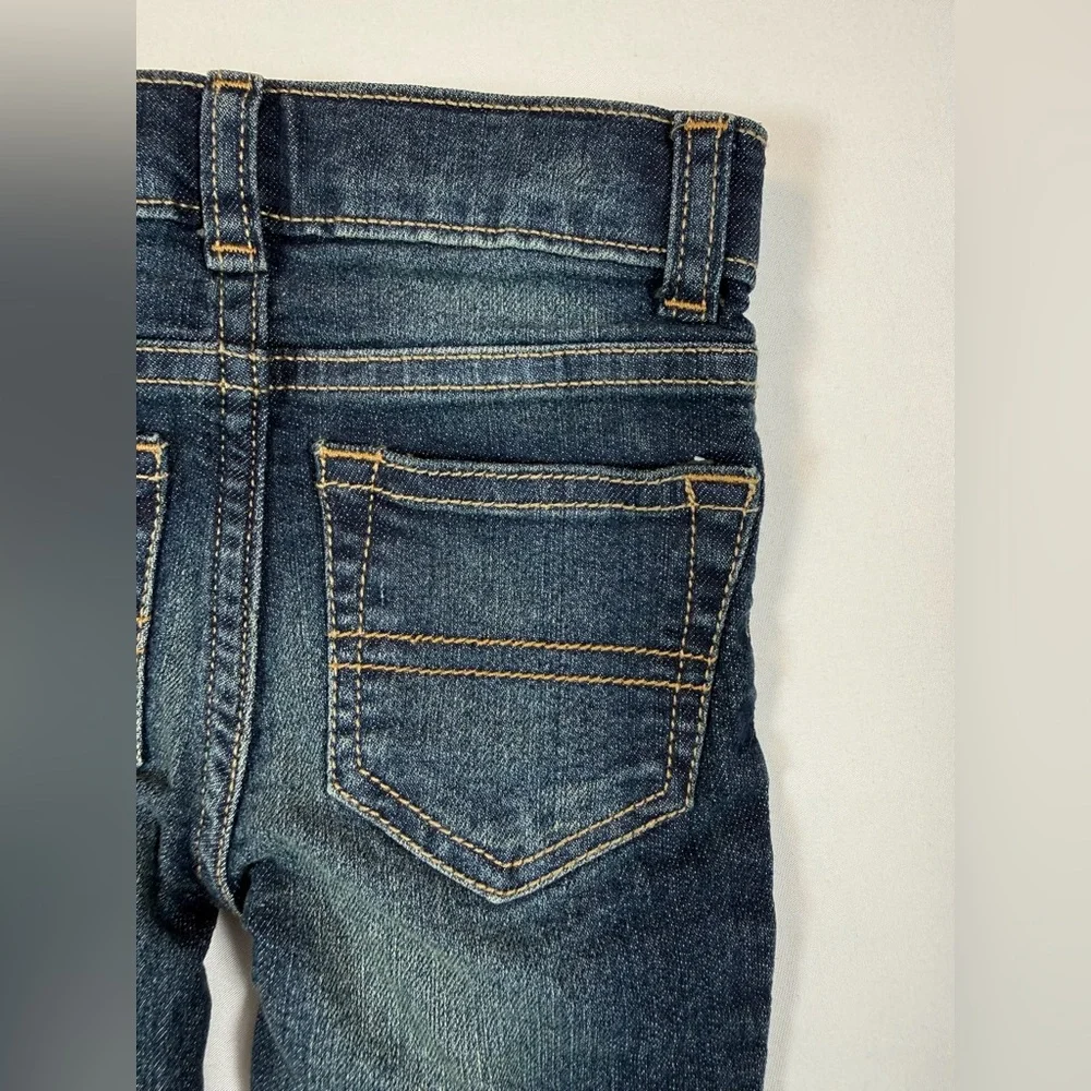 NWT OSHKOSH B’GOSH Baby‎ Boys’ Dark Wash Straight Leg Jeans Adjustable Waist 6M